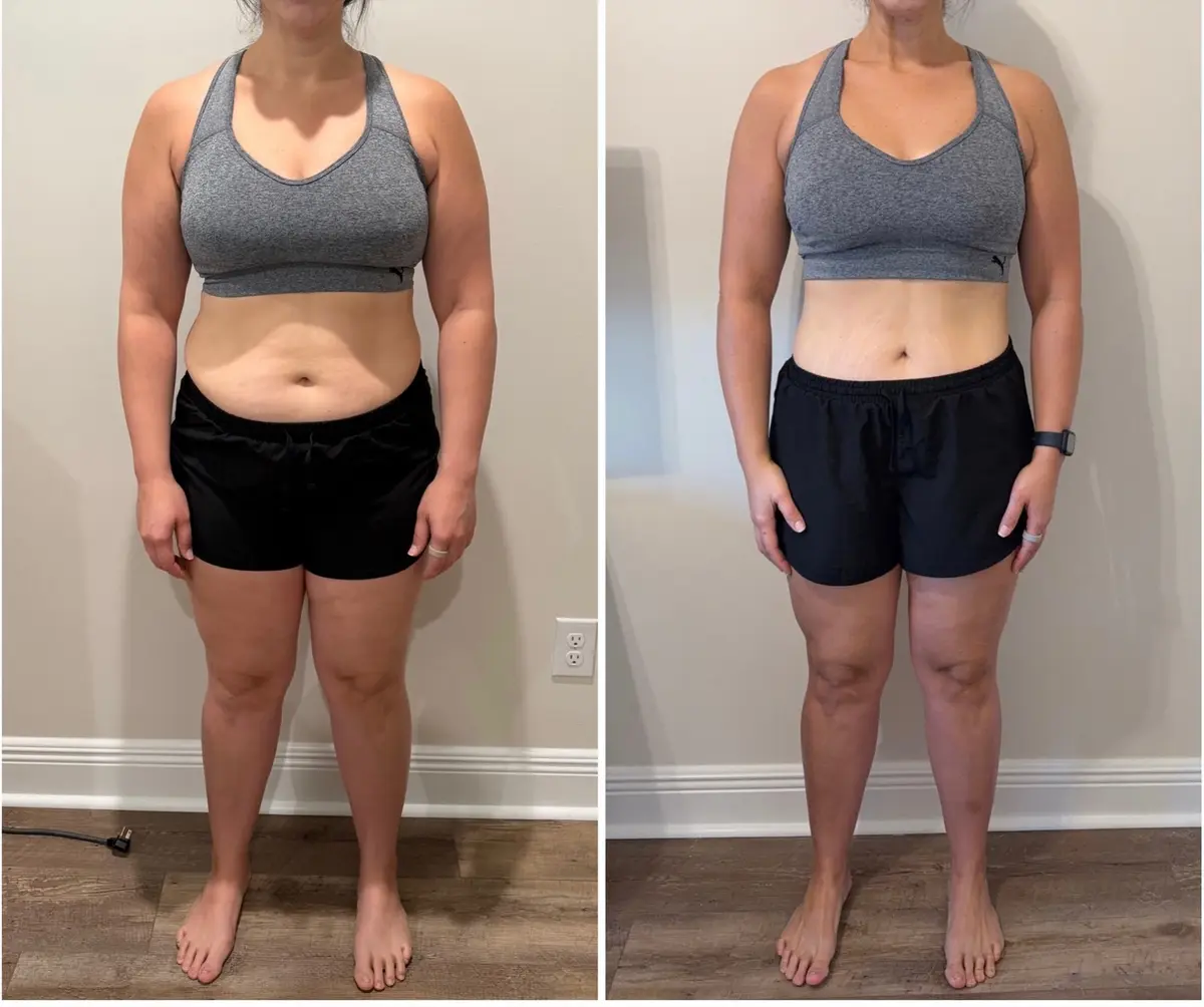Anonymous client, before and after